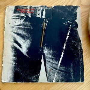 Vintage Rolling Stones Sticky Fingers Album. Used Condition and Original
